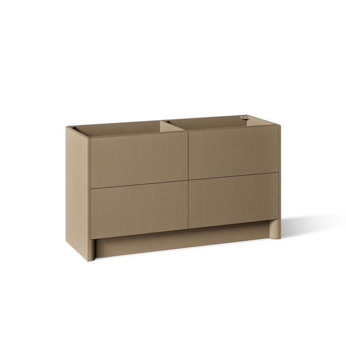 KOHLER K-39269 Statement 60" Bathroom Vanity Cabinet, Pale Oak - 3/4 view of product
