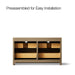KOHLER K-39269 Statement 60" Bathroom Vanity Cabinet, Pale Oak - back view of product