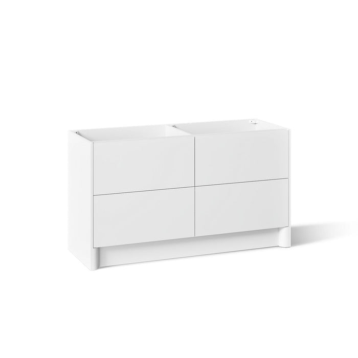 KOHLER K-39269 Statement 60" Bathroom Vanity Cabinet, White - 3/4 view of product