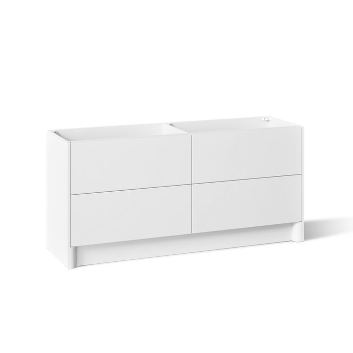 KOHLER K-39270 Statement 72" Bathroom Vanity Cabinet, White - 3/4 view of product