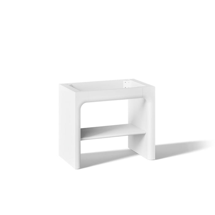KOHLER K-39272 Statement 36" Console-style Bathroom Vanity, White - 3/4 view of product