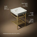 3/4 view of product with dimensions