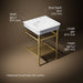3/4 view of product with dimensions
