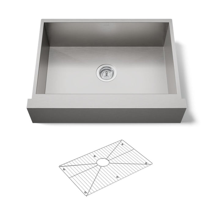 KOHLER K-3936 Vault 29-1/2" undermount single-bowl farmhouse kitchen sink