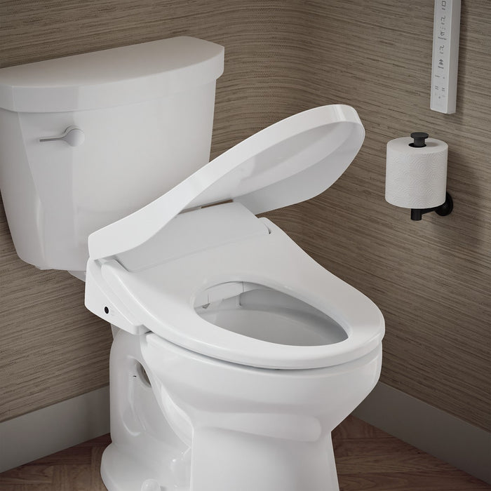 KOHLER K-39399 PureWash E835 Elongated bidet toilet seat with remote control
