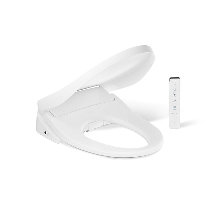 KOHLER K-39399 PureWash E835 Elongated bidet toilet seat with remote control