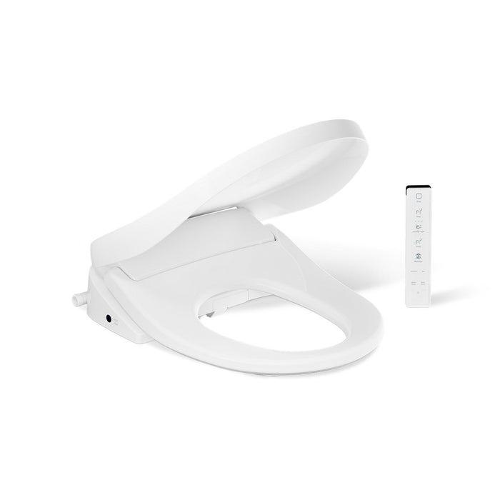 KOHLER K-39400 PureWash E835 Round-front bidet toilet seat with remote control