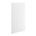 KOHLER K-39439-T08 Stoneridge 96" x 66" shower back wall with linear design, honed white