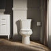 KOHLER K-3947-RA Wellworth Two-piece round-front toilet, 1.28 gpf, biscuit - view 4