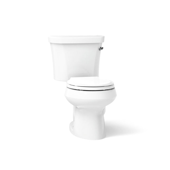 KOHLER K-3947-RA Wellworth Two-piece round-front toilet, 1.28 gpf, white - view 5