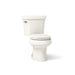 KOHLER K-3947-UT Wellworth Two-piece round-front toilet, 1.28 gpf, biscuit
