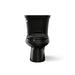 KOHLER K-3948-U Wellworth Two-piece Elongated Toilet, 1.28 GPF, Black Black - front view of product