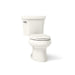 KOHLER K-3948-UT Wellworth Two-piece Elongated Toilet, 1.28 GPF, Biscuit - 3/4 view of product