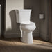 KOHLER K-3949-T Highline Two-piece Elongated Toilet, 1.28 GPF, White - image focused on single product story