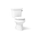 KOHLER K-3978-RA Wellworth Two-piece Elongated Toilet, 1.6 GPF, White - 3/4 view of product