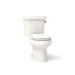 KOHLER K-3978-RA Wellworth Two-piece elongated toilet, 1.6 gpf, biscuit