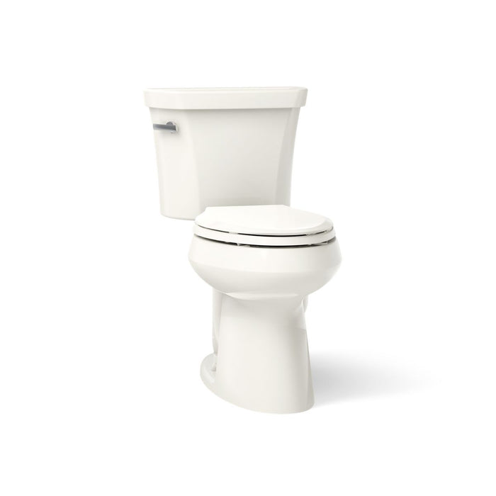 KOHLER K-3979 Highline Two-piece Elongated Toilet, 1.6 GPF, Biscuit - 3/4 view of product