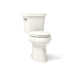 KOHLER K-3979 Highline Two-piece Elongated Toilet, 1.6 GPF, Biscuit - 3/4 view of product