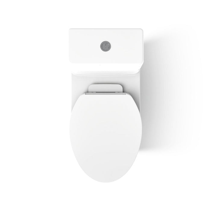 KOHLER K-3983-S Reach One-piece compact elongated toilet with skirted trapway, dual-flush, white - view 4