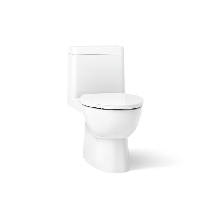 KOHLER K-3983-S Reach One-piece compact elongated toilet with skirted trapway, dual-flush, white - view 5