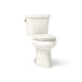 KOHLER K-3989-0 K-3989 Highline Two-piece Elongated Toilet, Dual-flush, biscuit