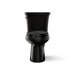 KOHLER K-3989 Highline Two-piece Elongated Toilet, Dual-flush, Black Black - front view of product