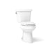 KOHLER K-3989-0 K-3989 Highline Two-piece Elongated Toilet, Dual-flush, white