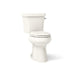 KOHLER K-3989-RA Highline Two-piece elongated toilet, dual-flush, biscuit - view 5