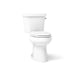 KOHLER K-3989-RA Highline Two-piece elongated toilet, dual-flush, white
