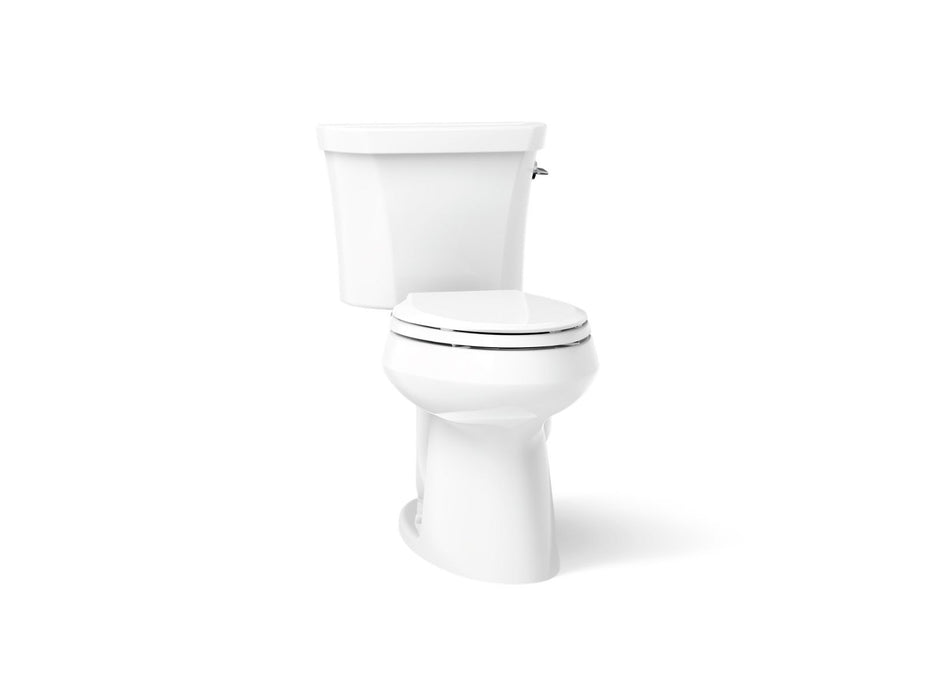 KOHLER K-3989-RA Highline Two-piece elongated toilet, dual-flush, white