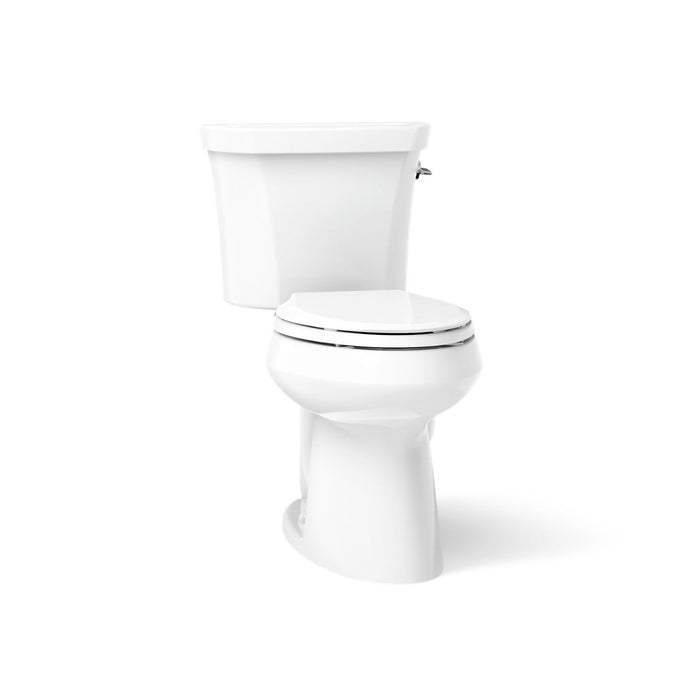 KOHLER K-3989-RA Highline Two-piece elongated toilet, dual-flush, white - view 5