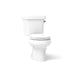 KOHLER K-3997-RA Wellworth Two-piece round-front toilet, 1.28 gpf, white - view 5