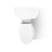 KOHLER K-3998-RA Wellworth Two-piece elongated toilet, 1.28 gpf, white - view 5