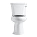 KOHLER K-3999-TR Highline Two-piece elongated toilet, 1.28 gpf, white - view 2