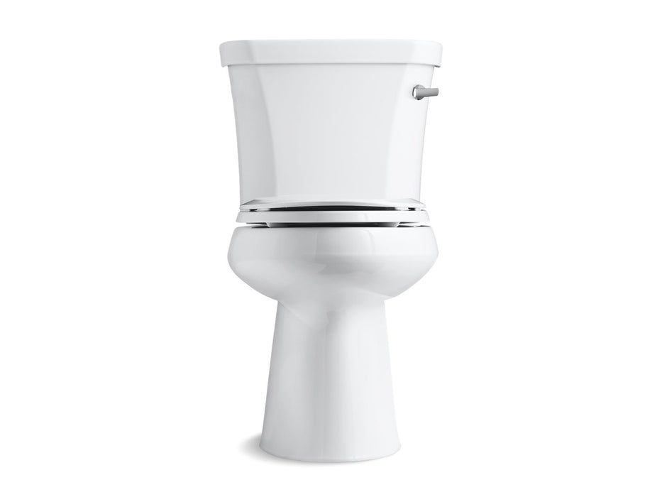 KOHLER K-3999-TR Highline Two-piece elongated toilet, 1.28 gpf, white - view 2