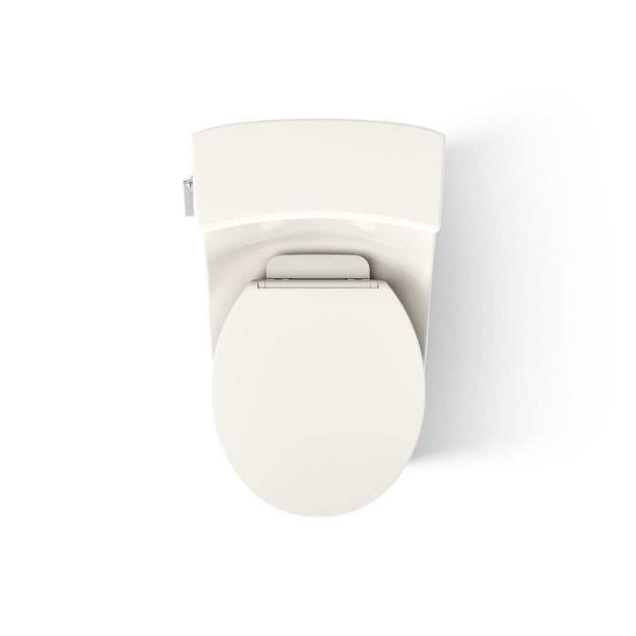 KOHLER K-4007 San Souci One-piece round-front toilet, 1.28 gpf