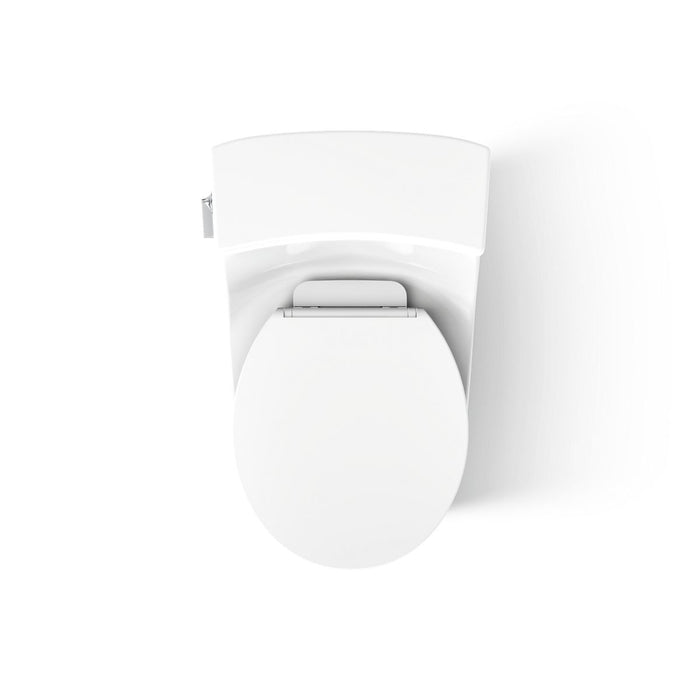 KOHLER K-4007 San Souci One-piece round-front toilet, 1.28 gpf