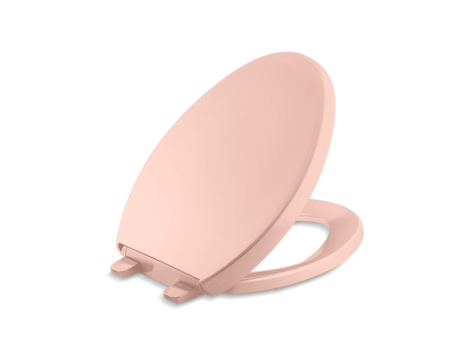KOHLER K-4008 Reveal Quiet-Close elongated toilet seat, 150th peachblow
