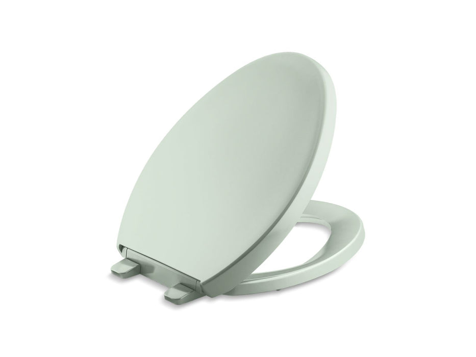 KOHLER K-4008 Reveal Quiet-Close elongated toilet seat, aspen green