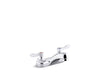 KOHLER K-400T20-4ANA Triton 0.5 gpm centerset bathroom sink faucet with aerated flow and lever handles, drain not...