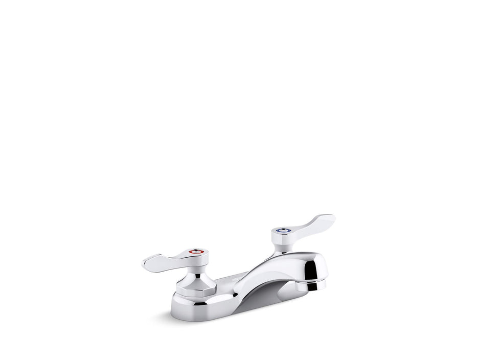 KOHLER K-400T20-4ANA Triton 0.5 gpm centerset bathroom sink faucet with aerated flow and lever handles, drain not...