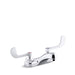 KOHLER K-400T20-5AKL Triton 1.0 gpm centerset bathroom sink faucet with laminar flow and wristblade handles, drain not...