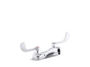 KOHLER K-400T20-5ANA Triton 0.5 gpm centerset bathroom sink faucet with aerated flow and wristblade handles, drain not...