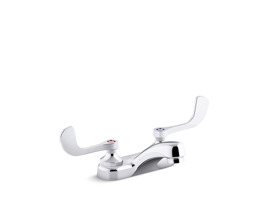 KOHLER K-400T20-5ANL Triton 0.5 gpm centerset bathroom sink faucet with laminar flow and wristblade handles, drain not...