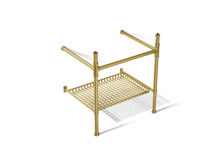 KOHLER K-40154 Claude Console table legs, vibrant brushed moderne brass