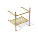 KOHLER K-40154 Claude Console table legs, vibrant brushed moderne brass - view 3