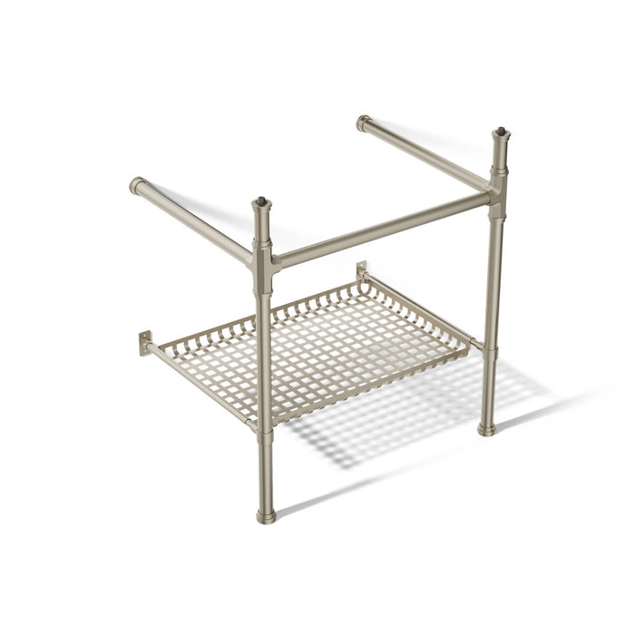 KOHLER K-40154 Claude Console table legs, vibrant brushed nickel - view 3