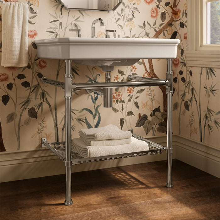 KOHLER K-40154 Claude Console table legs, vibrant polished nickel - view 2
