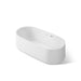 KOHLER K-40223-GH Ceric 65-1/4" x 31-5/16" Freestanding Heated BubbleMassage™ Air Bath, White - 3/4 view of product