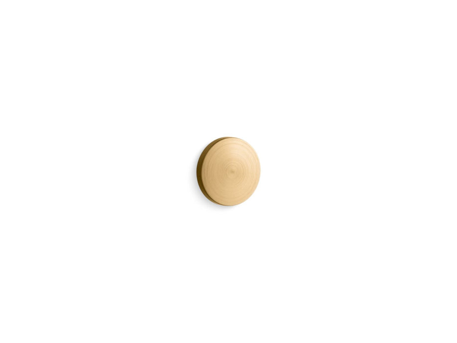 KOHLER K-4061 Escale Bathroom sink overflow caps, vibrant brushed moderne brass